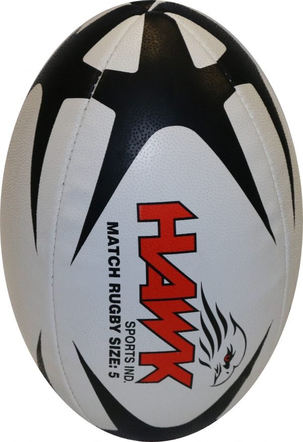 Match Rugby Ball – Size 5 | Standard Grip | 100% Durable Rugby Ball - Image 3