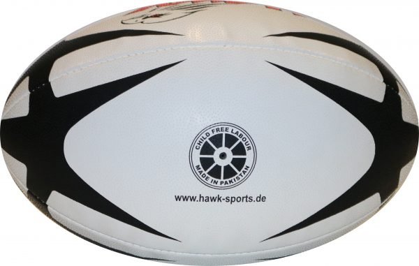 Match Rugby Ball – Size 5 | Standard Grip | 100% Durable Rugby Ball - Image 2