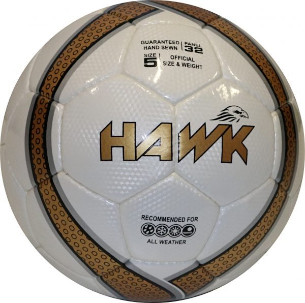 Neuer Fußball, Allwetter-Premium-Matchball, offizielle Größe 5, Marke Hawk® – Bild 4