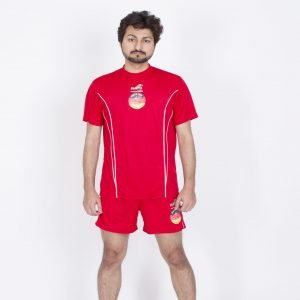 HAWK® Men’s Red Sportswear Collection – QuickDry Shirt & Shorts Set