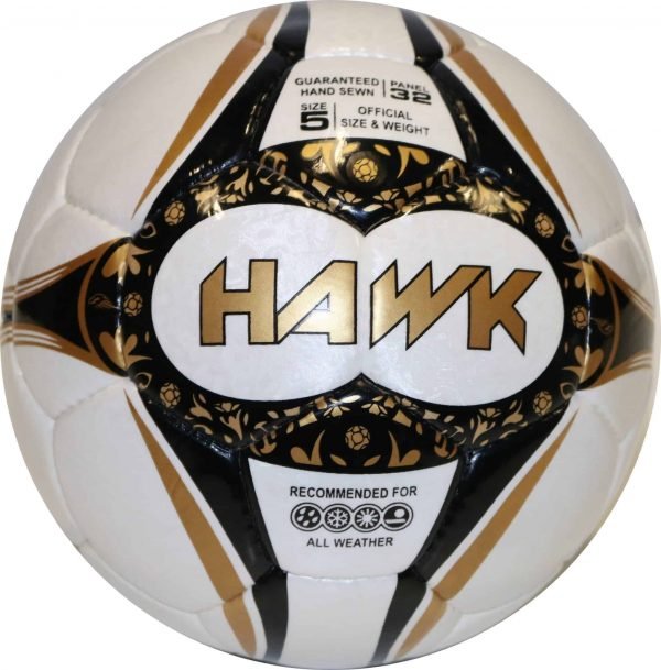 Fußball, offizielle Größe 5, Allwetterfußball Marke Hawk ® – Bild 2