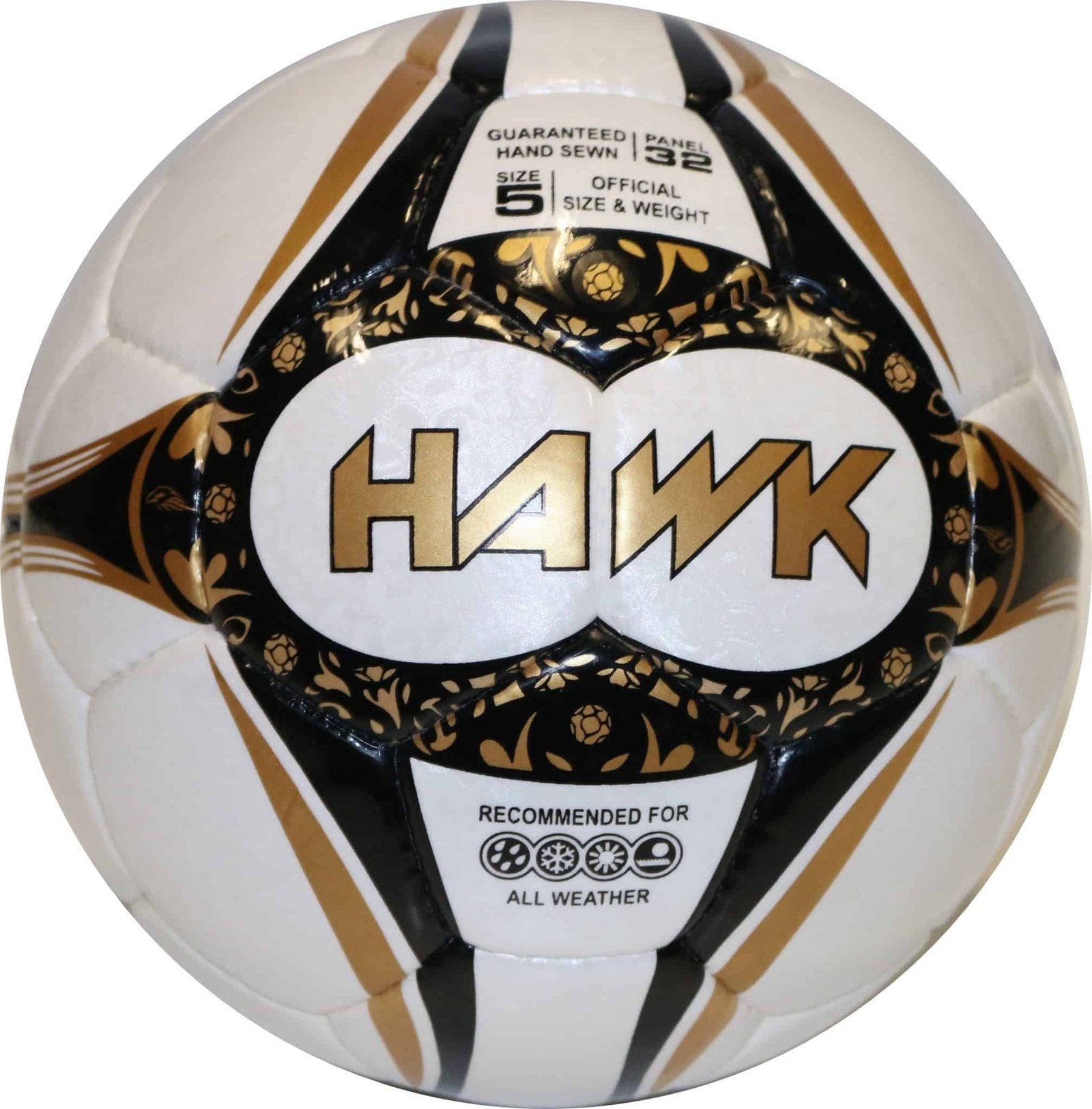 Fußball, offizielle Größe 5, Allwetterfußball Marke Hawk ®